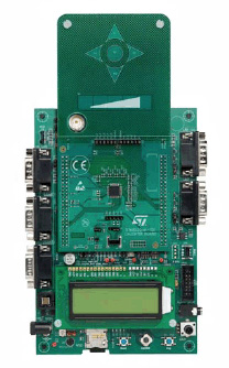 The STM8/128/EV/TS evaluation kit